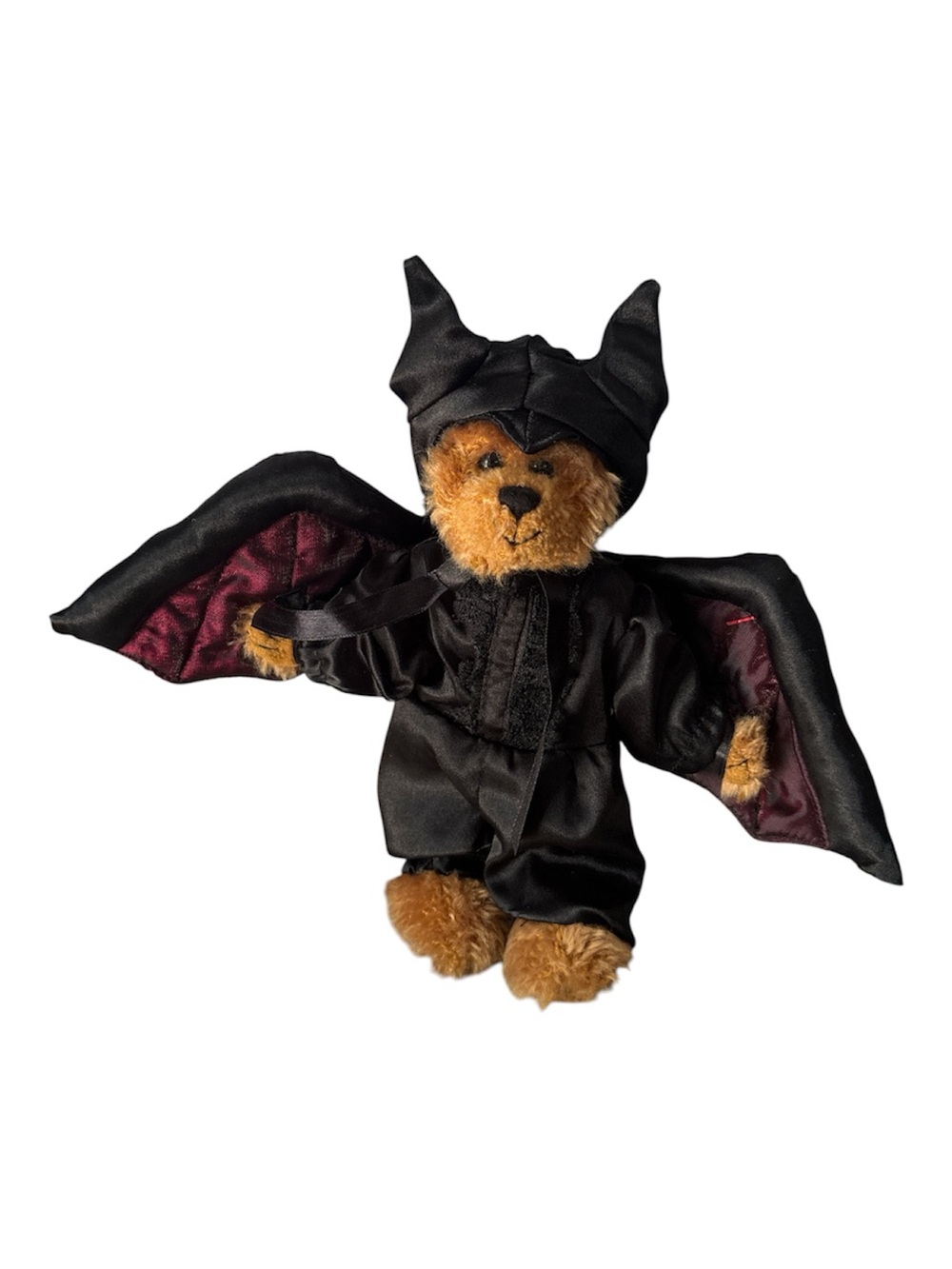 Ty Retired Vlad Vampire Bat Bear Goth Gift Black Attic Treasure Beanie Baby